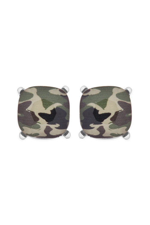 Camo earrings