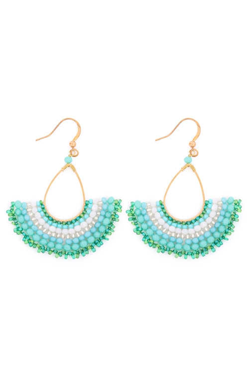 Bohemian turquoise earrings