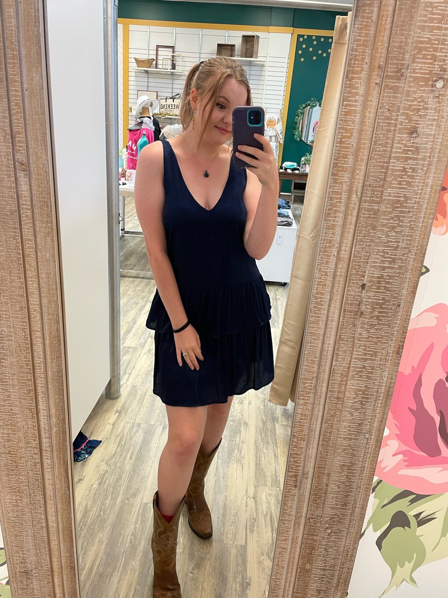 Navy dress