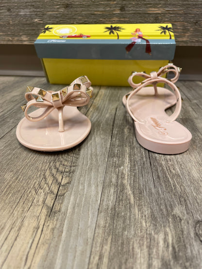 Womens Nude jelly sandals