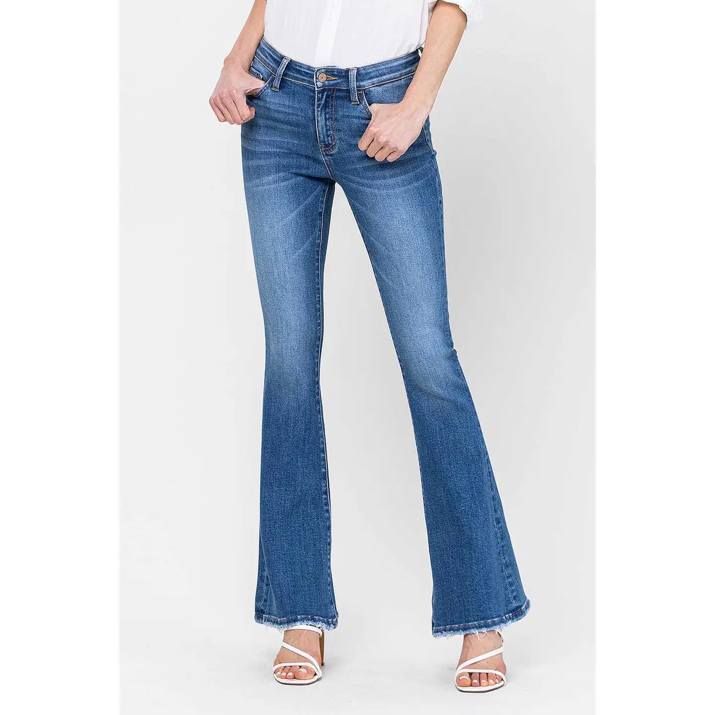 Vervet mid rise flare jeans