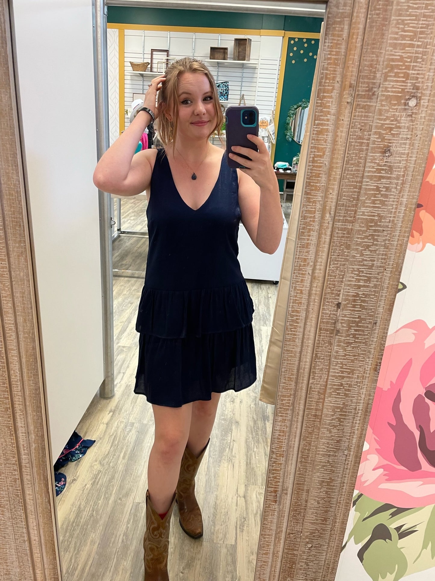 Navy dress