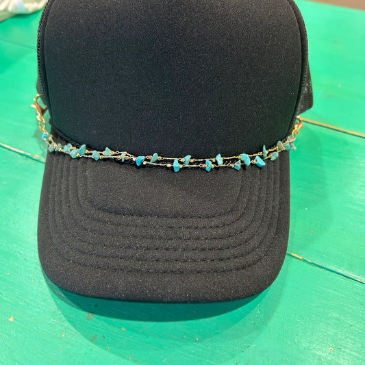 Turquoise hat chain