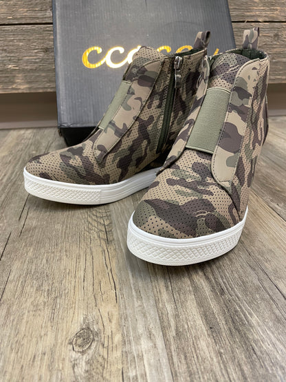 Camo sneakers