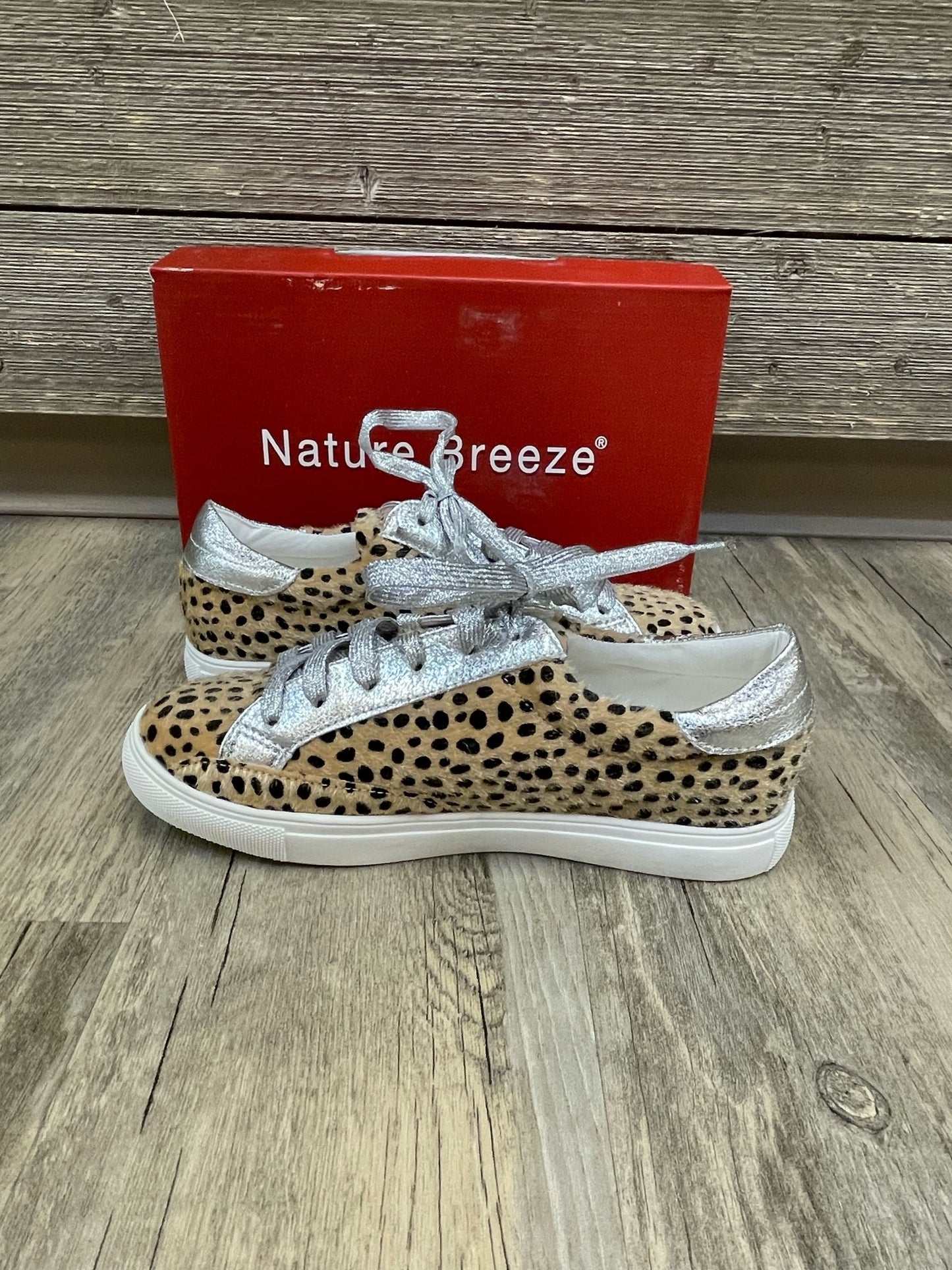 Silver Cheetah sneakers