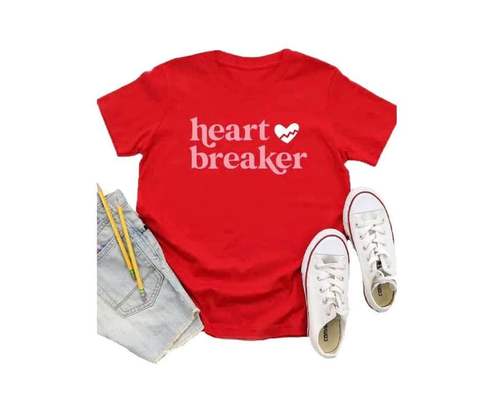 Kids heart breaker tee