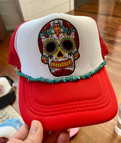 Trucker Hats-Sugar Skulls