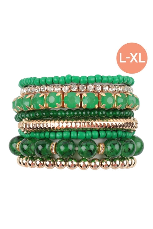 Multi-chain stack bracelet