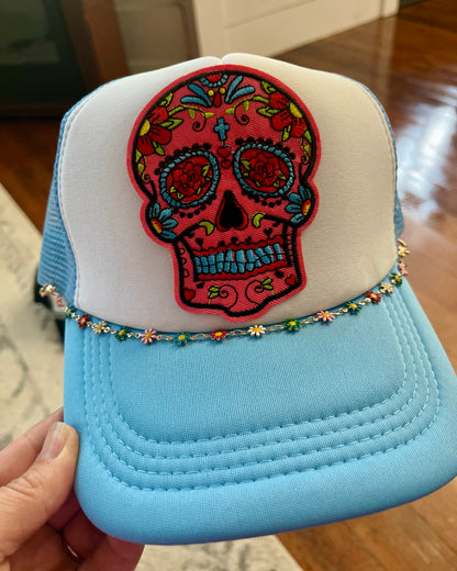 Trucker Hats-Sugar Skulls