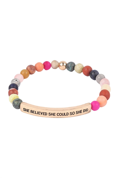 She believed she could bracelet