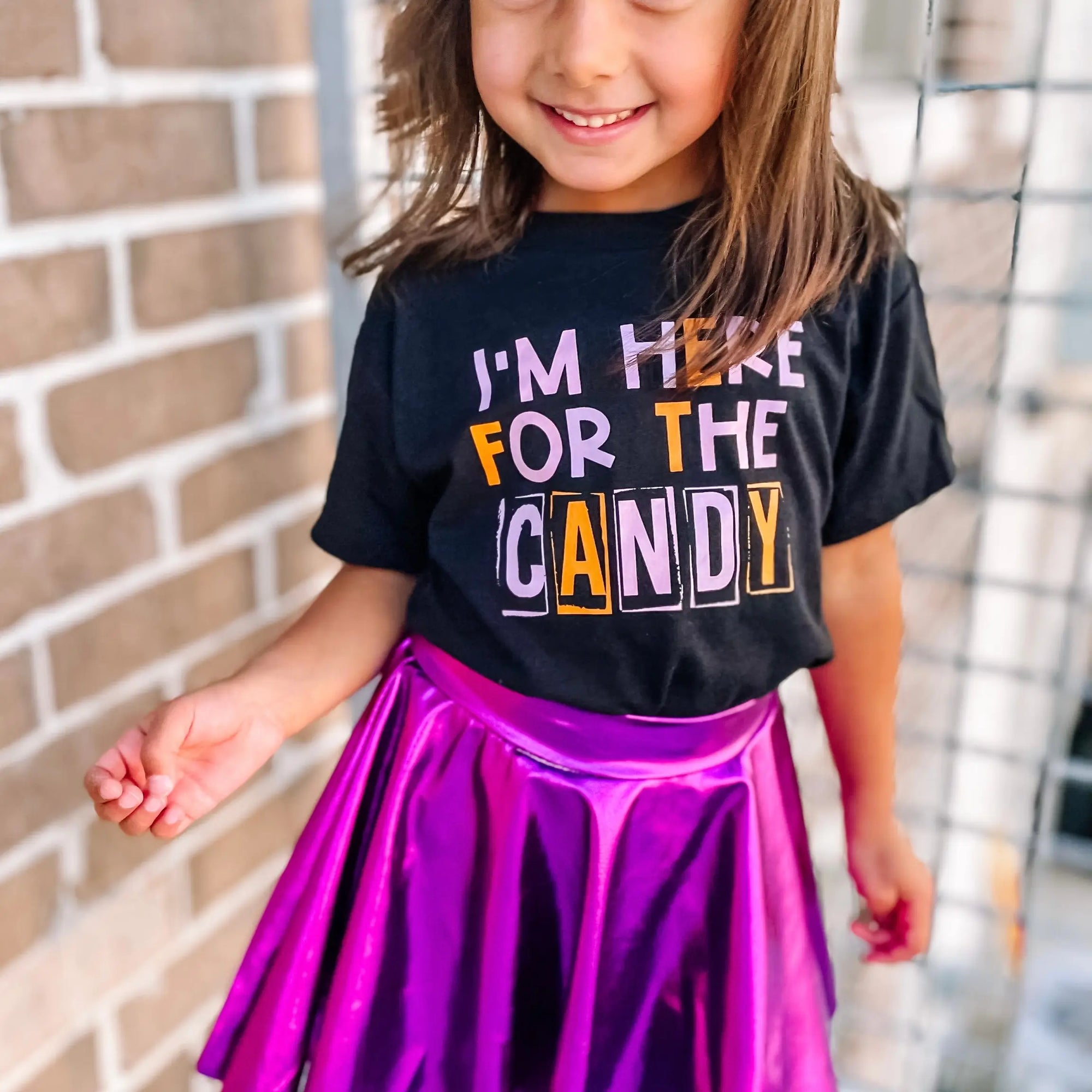 Kid’s- Here for the candy tee
