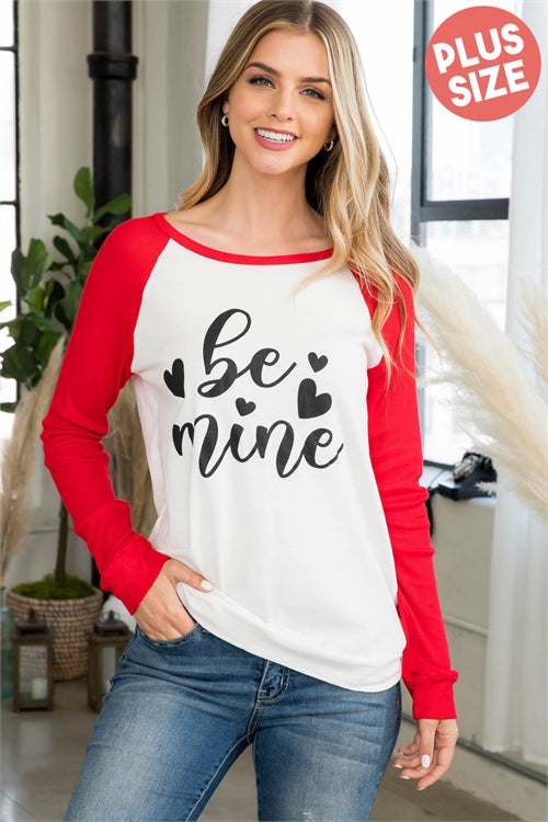 Be mine plus size top