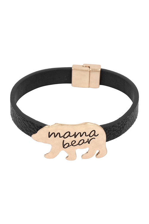 Mama bear magnetic bracelet