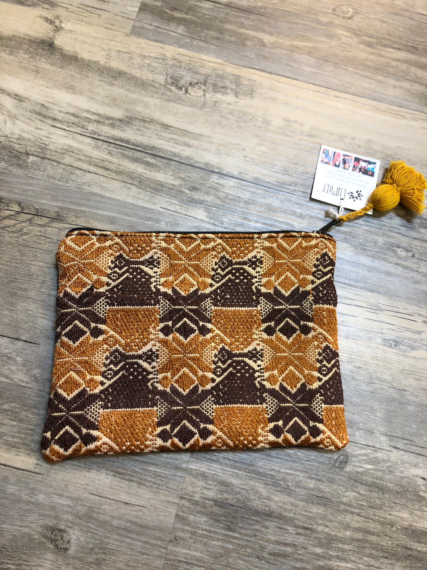 Maya Up-cycled Huipil Cosmetic Bag - Guatemala