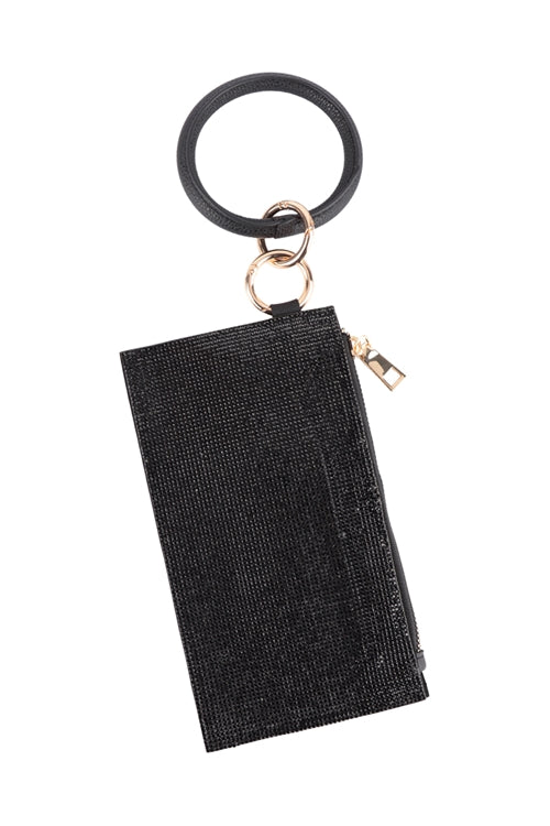 Black bangle clutch