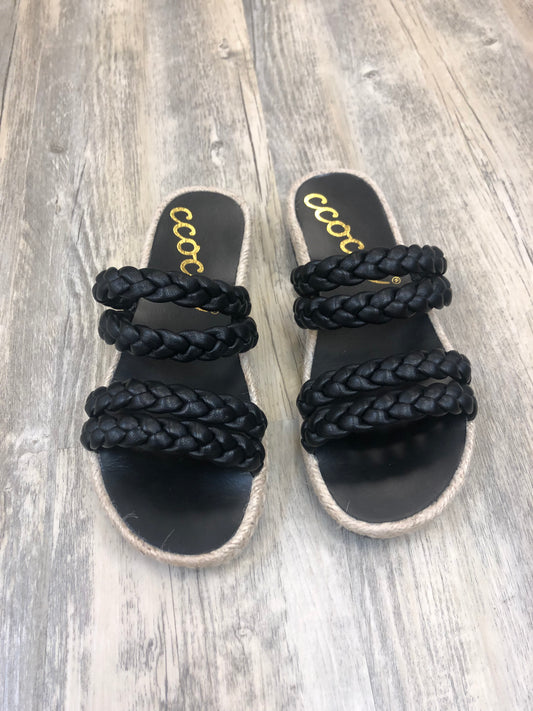 black ccocci sandals