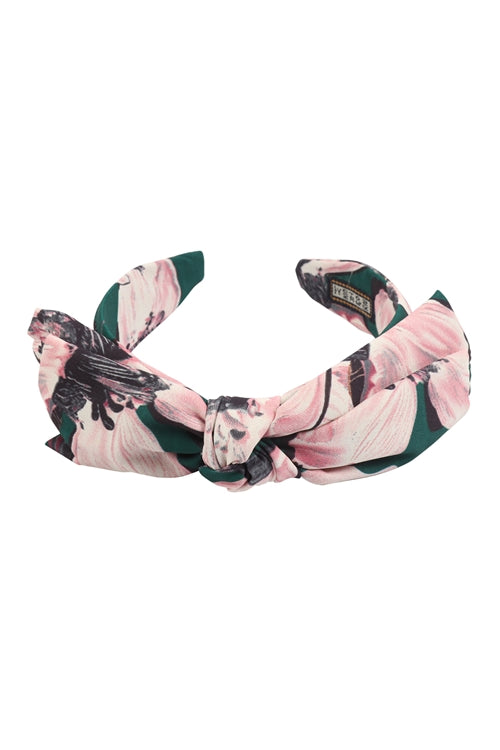 Pink Floral Hair Band