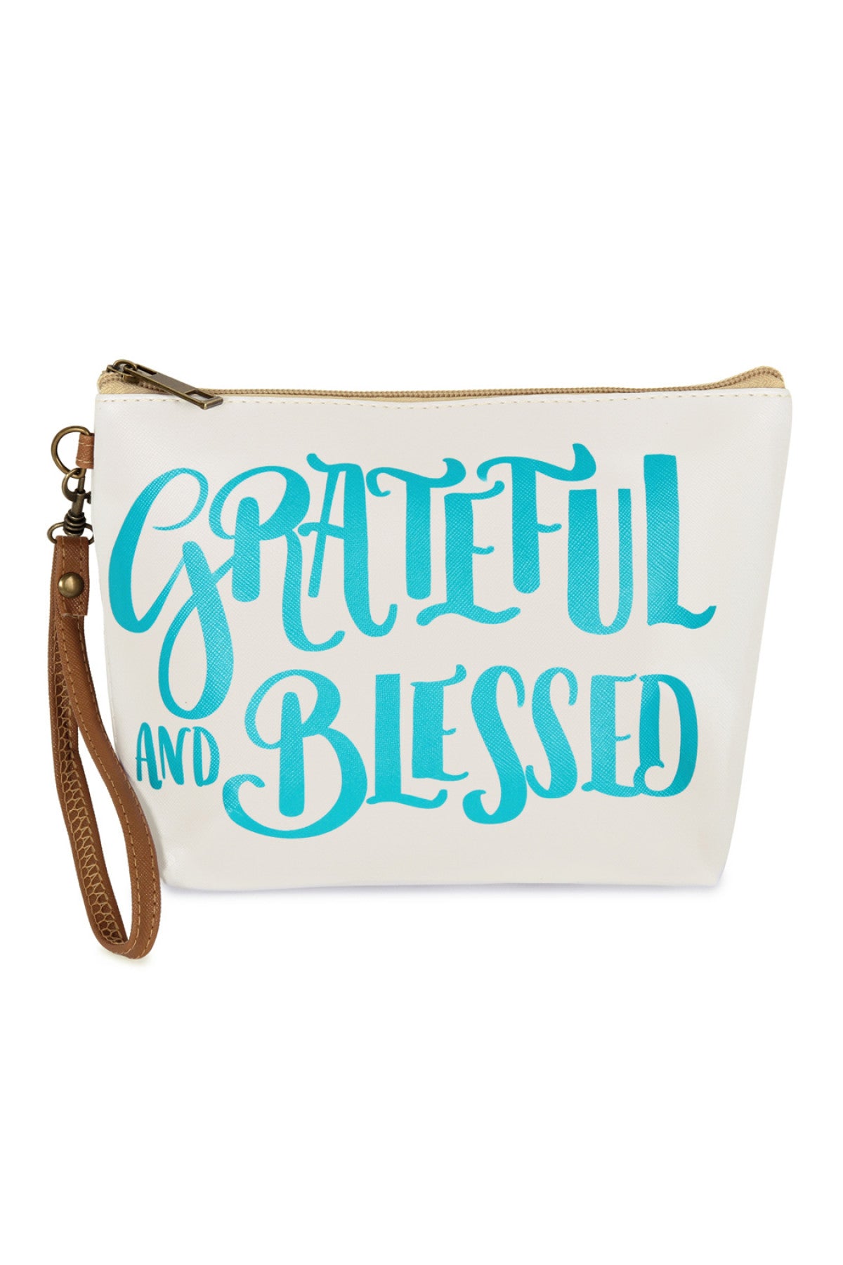 Grateful & Blessed pouch