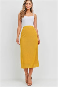 Mustard skirt