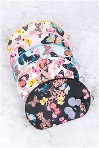 Butterfly print pouch