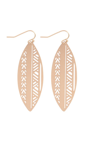Aztec filigree earrings