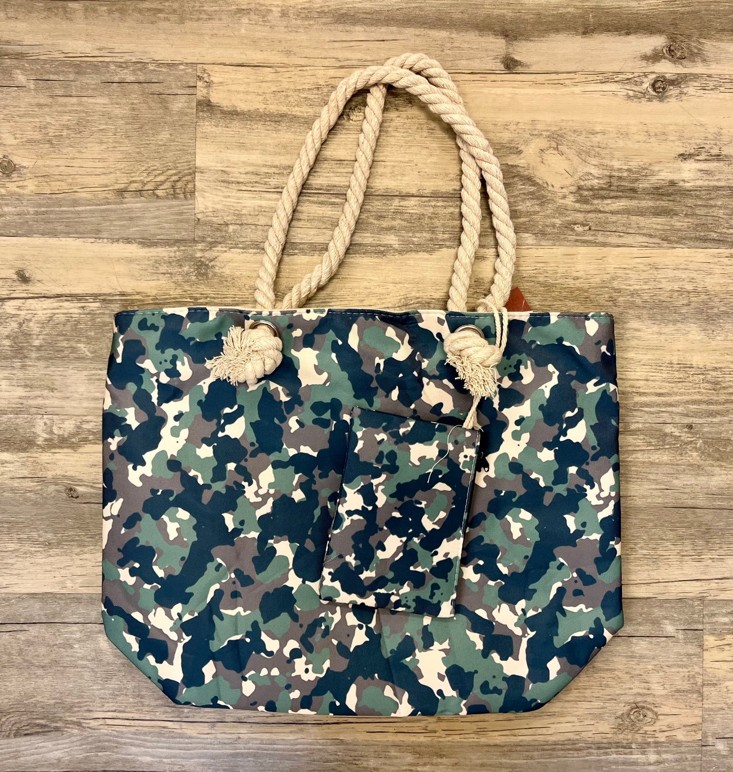 camo tote bag